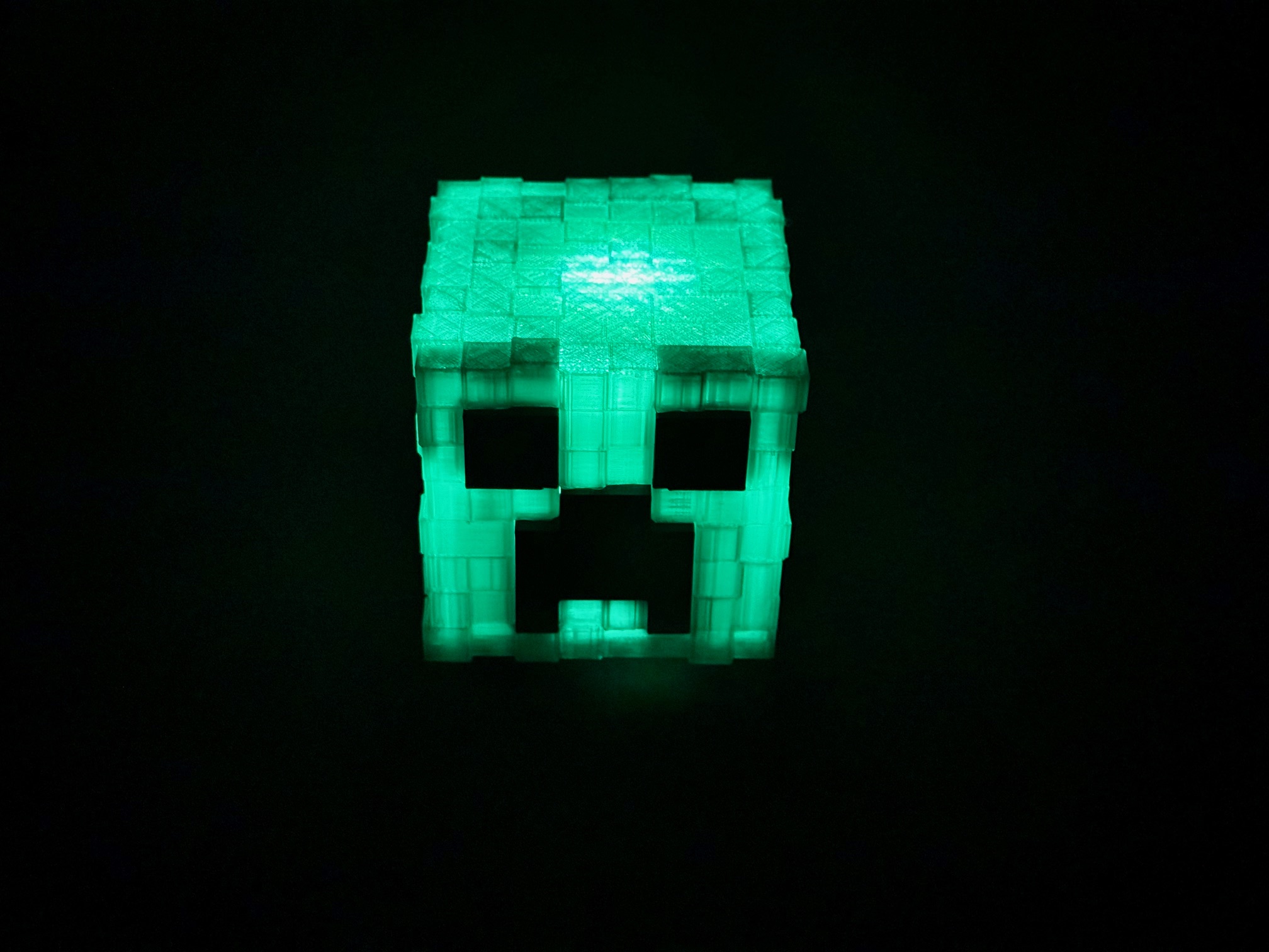 Creeper Head Candle Light