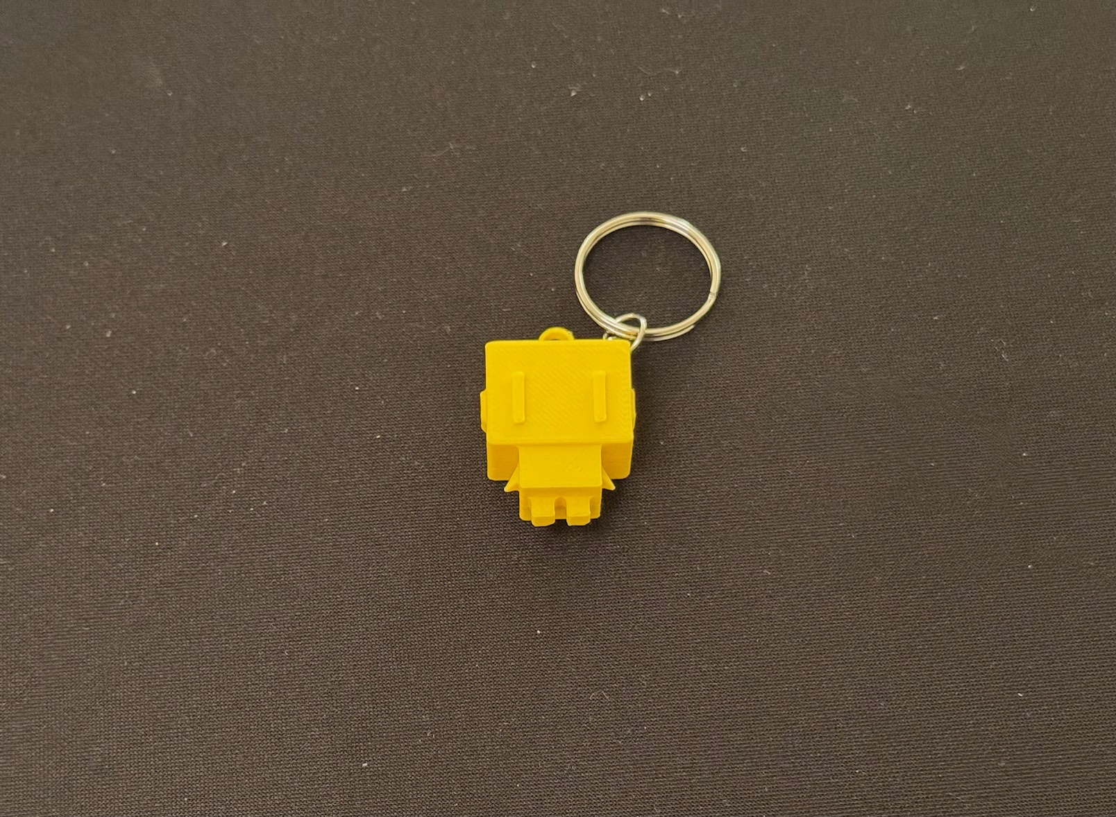 Robot Keychain - Yellow