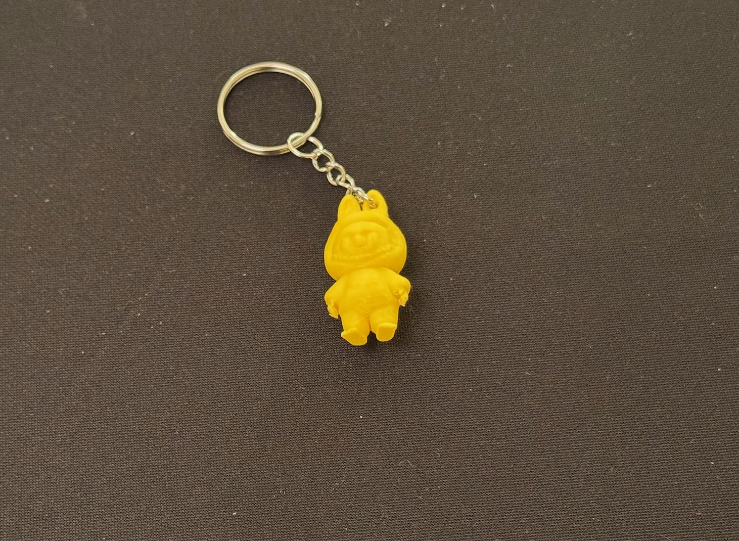 Small Lububu Keychain - Yellow